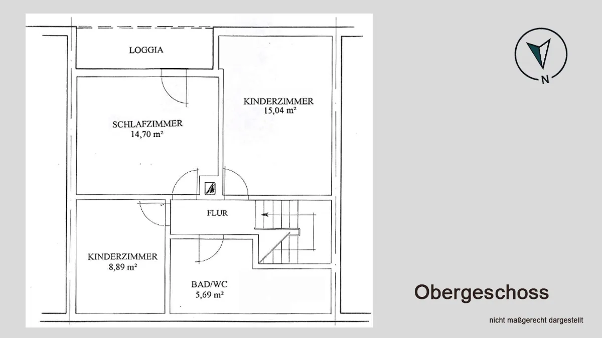 Grundriss Obergeschoss